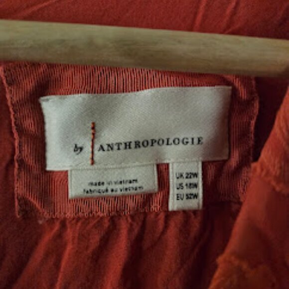 Anthropologie Jacquard Tunic Dress - Strawberry - 18W - Picture 4 of 4